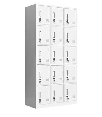 15 Locker Staff Office Cabinet image 5