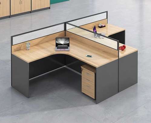 Workstations;Curved Two-Way Office Workstation In Keroka image 6