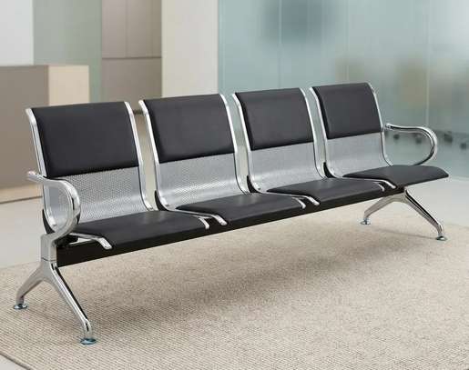 Office Bench; 4-Link Padded Office Bench image 14