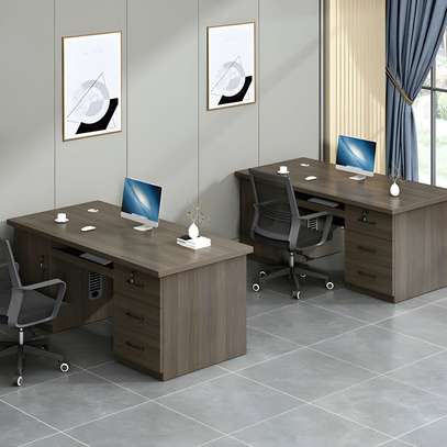 Office Desks: Office Desk With Locking Cabinets image 6