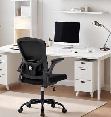 Office chair: Mesh Office Chair with Flip-Up Armrests image 6