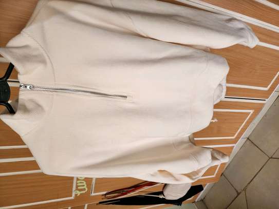 Cream White sweatpants and top image 2