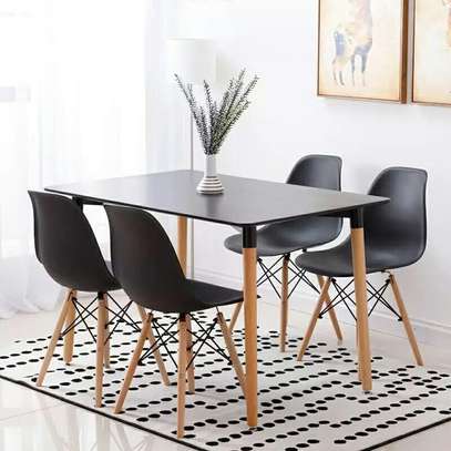 Multi-Colored Plastic Eames Chair image 5