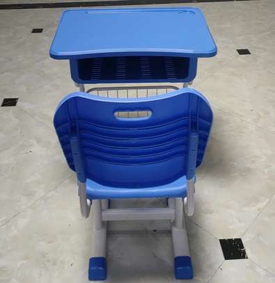 MDF Adjustable Kid's Desk and Chair image 3