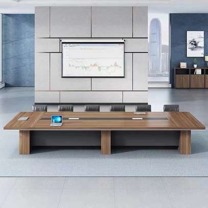 Conference  Table; 3000mm Wooden Office Boardroom Table image 4