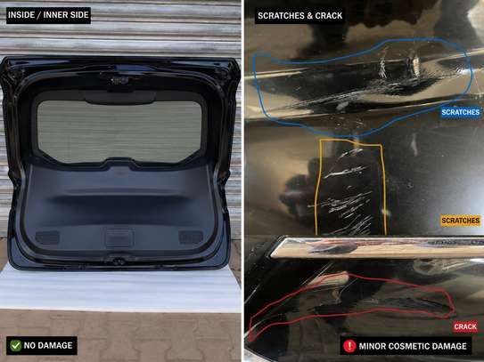 Nissan X-Trail T32 Black Boot / Tailgate image 3