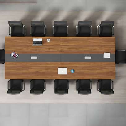 2.4 Meter Manufactured Wood Boardroom Table image 2