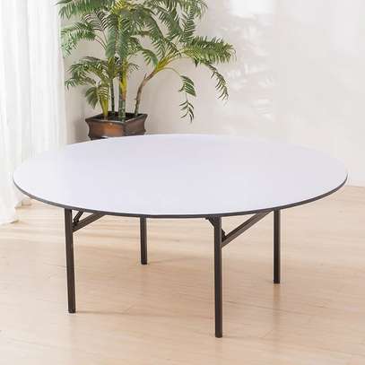 1.5M Foldable Round Office Table image 11