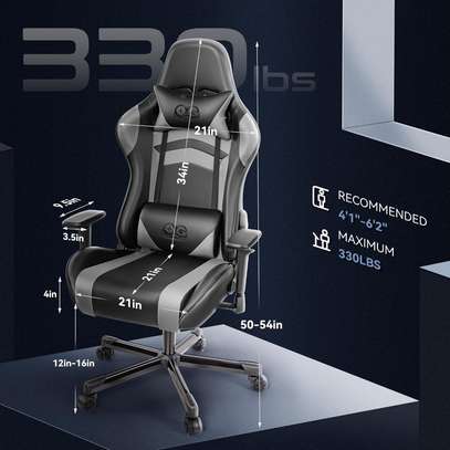 Gaming Chairs: Modern Reclining Orthopedic Gaming Chair image 2