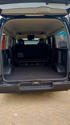 Toyota Hiace short wide super GL 2019 model black color image 5