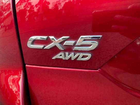 Mazda CX-5 red color 2019 model fully loaded. image 2