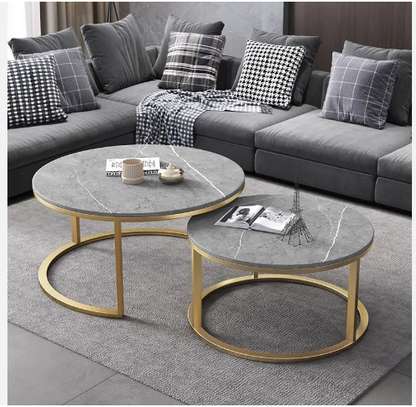 Dining Table: Round Dining Coffee Table In Kendu image 7