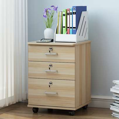 Office Cabinet: 3 Drawer Brown Office Cabinet In Tabaka image 7
