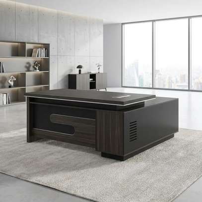 Executive Desks : 1800mm L-Shaped Office Table image 5