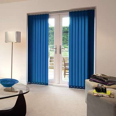 Blue Fabric Curtain Blinders image 9