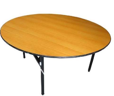 Foldable Table Round Office Table image 6