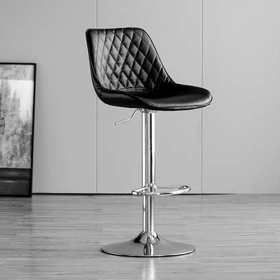 Barstool;   Adjustable Swivel Bar Stool in Tabaka image 3