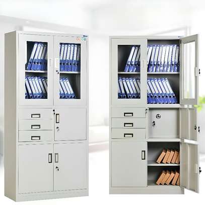 Office 2-Door Steel Storage Unit with Safe image 4