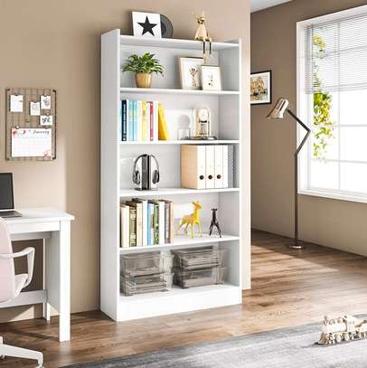 Rectangular  Wooden Open Bookshelf image 9