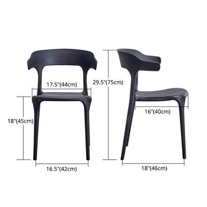 Plastic Stackable Dining Chair image 4