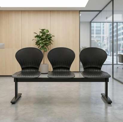 Plastic Waiting 3 Person Office Bench image 8