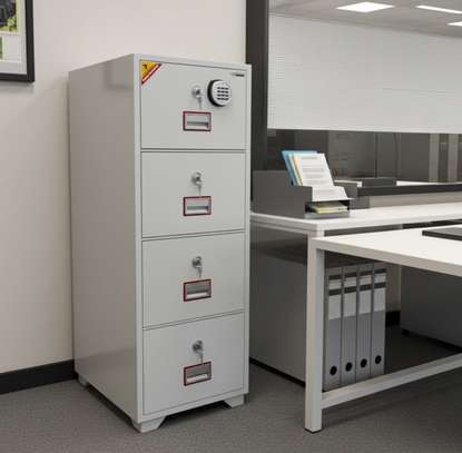 4 Drawer Diplomat Storage Cabinet image 2