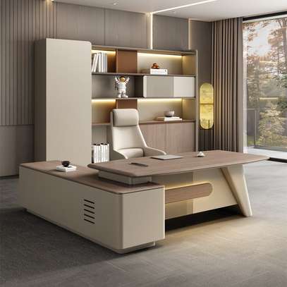 Executive Desks : 180cm CEO L-shaped Executive Office Desk image 3