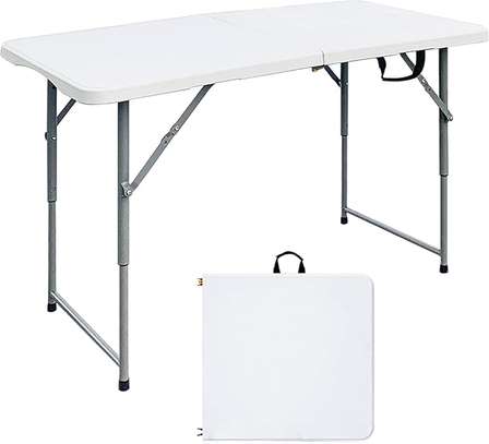 6 Feet Plastic Foldable Outdoor Table image 2