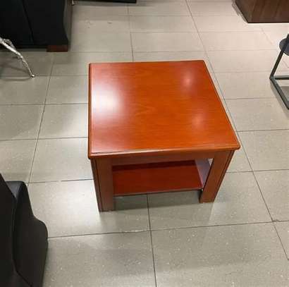 Modern Mahogany Squared Coffee Table image 3