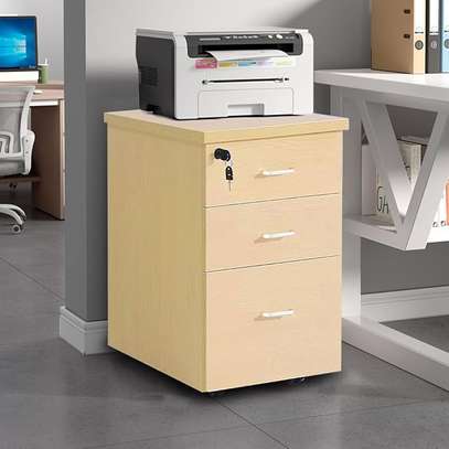 under desk movable 3-drawer cabinet image 5