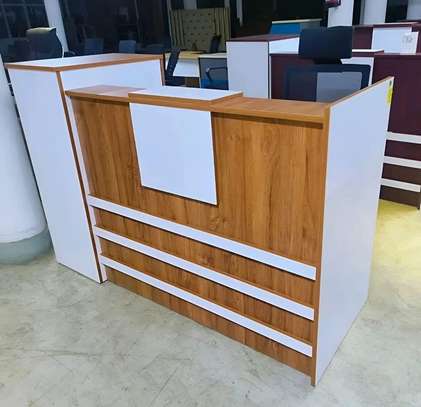 1.8m Wooden Front Office Reception Desk image 12