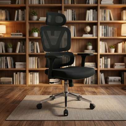 Lumbar Support Mesh Ergonomic Swivel Chair image 3