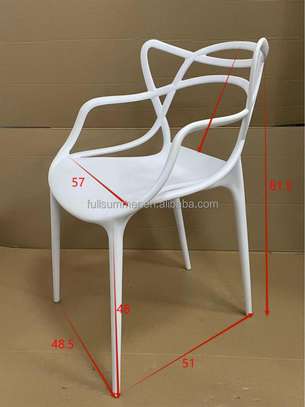 Dining Chair : White Plastic Dining Chair In Keroka image 5