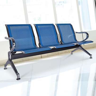 Benches: Steel Reception Area Waiting Bench image 5