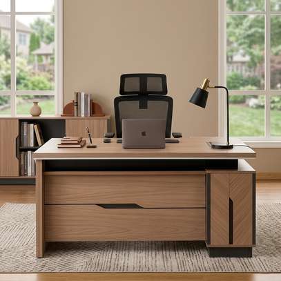 Executive Desks : 1600mm L-Shaped Executive Table image 4