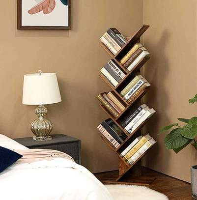 8 Tier Wooden Tree Shaped  Bookshelf image 3