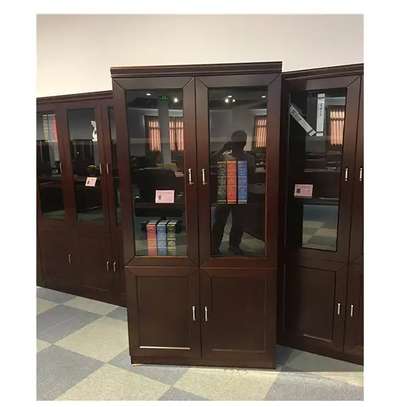 Office Cabinet; Handcrafted Mahogany Cabinet for Files image 4