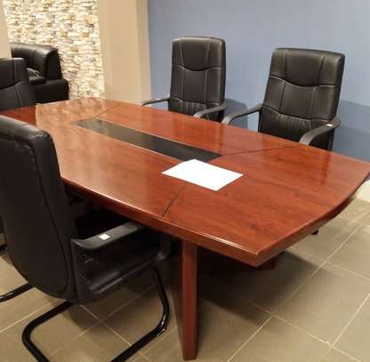 Mahogany 240cm Boardroom Table image 2