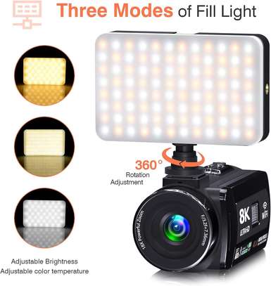 Video Camera 8k Camcorder 48MP UHD WiFi image 3