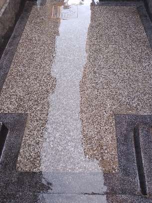 Terrazzo Installation Bondo image 4