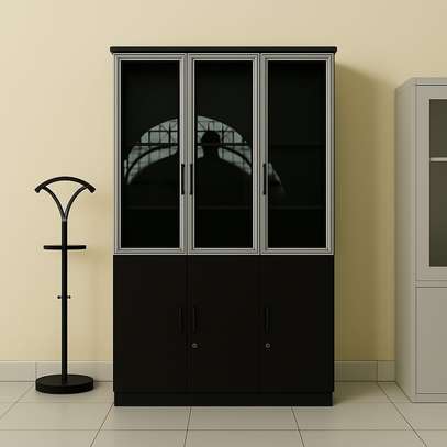 3-Door Wooden Office Cabinet image 5