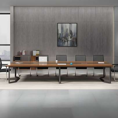 2.4 Meter Manufactured Wood Boardroom Table image 7