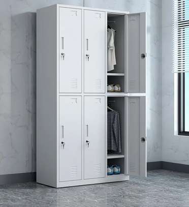 Gym Cabinet; 6 Door Gym Luggage Steel Cabinet image 8