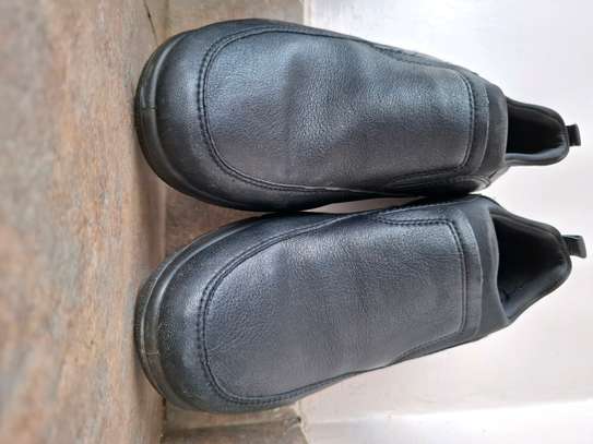 Men's Black Slip-On Work & Casual Shoes image 4
