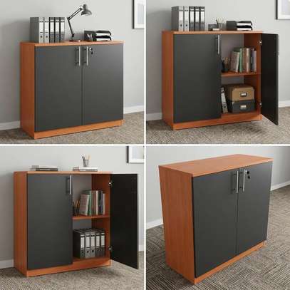 2 Door Lockbale Credenza Cabinet image 9