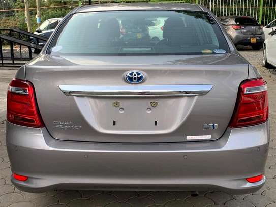 Toyota AXIO Silver color fully loaded 2019 model. image 3