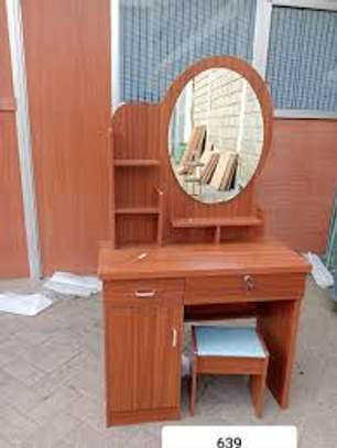 Modern Unlighted Wooden Dressing Mirror image 13