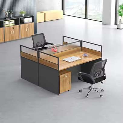 Office Workstation; 2-Way Modern Office Workstation image 4