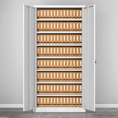 Storage Cabinets: Steel Modern Office Storage 2-Door Cabinet image 3