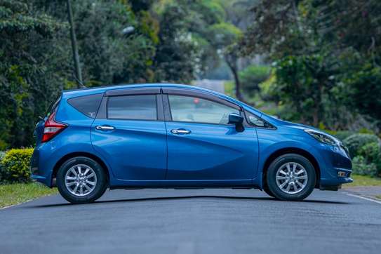 NISSAN NOTE, PURE-DRIVE,  2019 MODEL, BLUE, ALLOYS image 4